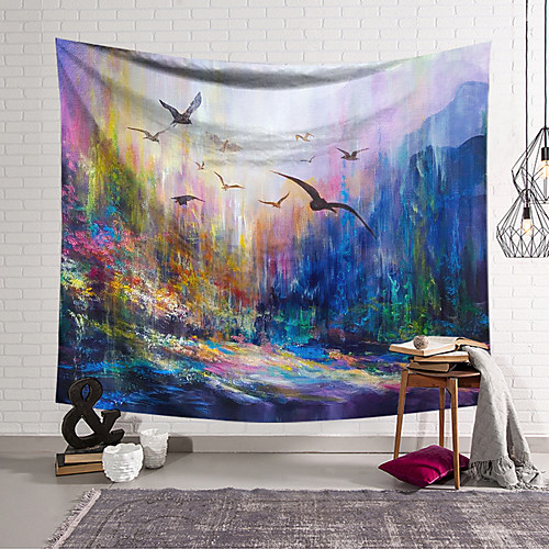 Wall Tapestry Art Decor Blanket Curtain Hanging Home Bedroom Living Room Decoration Polyester Oil Painting
Wall Tapestry Art Decor Blanket Curtain Hanging Home Bedroom Living Room Decoration Polyester Oil Painting