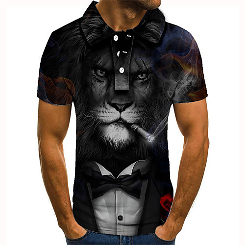 Men's Golf Shirt Tennis Shirt 3D Print Dog Animal Button-Down Short Sleeve Street Tops Casual Fashion Cool Black / Sports
Men's Golf Shirt Tennis Shirt 3D Print Dog Animal Button-Down Short Sleeve Street Tops Casual Fashion Cool Black / Sports