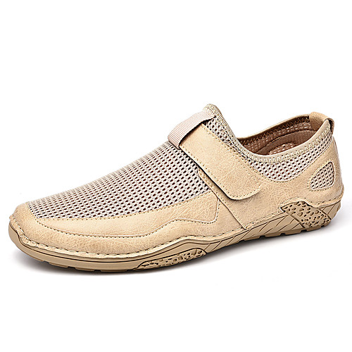 Men's Sneakers Handmade Casual Daily Outdoor Mesh Breathable Non-slipping Wear Proof Khaki Gray Spring Summer
Men's Sneakers Handmade Casual Daily Outdoor Mesh Breathable Non-slipping Wear Proof Khaki Gray Spring Summer