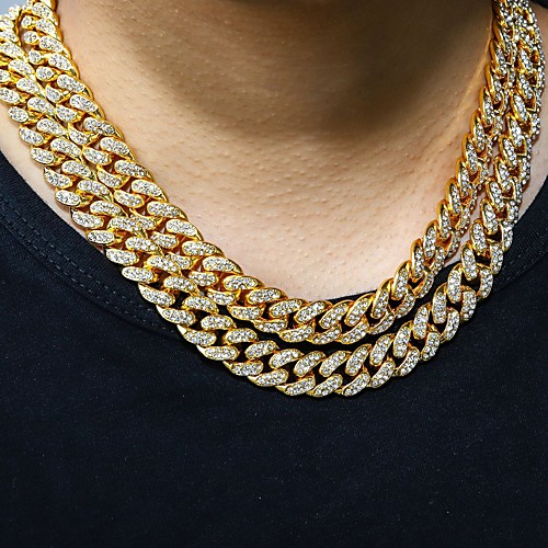 Women's Men's Long Necklace Cuban Link Flower Alloy 50 cm Necklace Jewelry 1pc For Festival
Women's Men's Long Necklace Cuban Link Flower Alloy 50 cm Necklace Jewelry 1pc For Festival