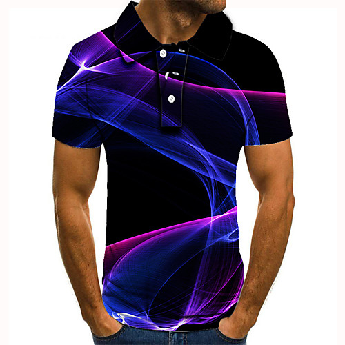 Men's Golf Shirt Tennis Shirt 3D Print Graphic Prints Streamer Button-Down Short Sleeve Street Tops Casual Fashion Cool Blue / Sports
Men's Golf Shirt Tennis Shirt 3D Print Graphic Prints Streamer Button-Down Short Sleeve Street Tops Casual Fashion Cool Blue / Sports