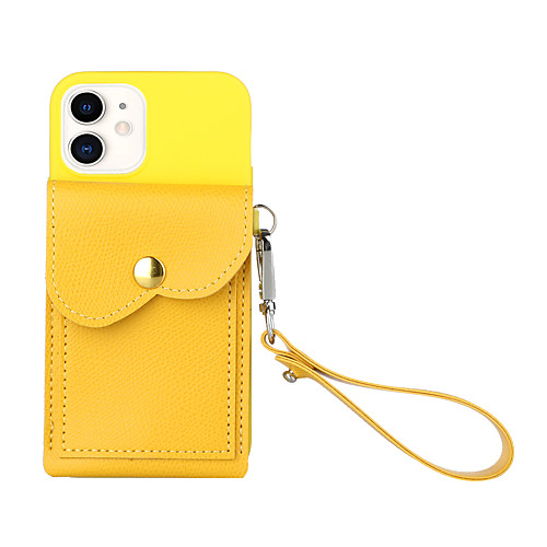 Phone Case For Apple Back Cover Leather iPhone 12 iPhone 11 iPhone 12 Pro Max iPhone 11 Pro iPhone 11 Pro Max iPhone 12 Pro iphone 7/8 iphone X / XS Card Holder Shockproof Dustproof Solid Color PU
Phone Case For Apple Back Cover Leather iPhone 12 iPhone 11 iPhone 12 Pro Max iPhone 11 Pro iPhone 11 Pro Max iPhone 12 Pro iphone 7/8 iphone X / XS Card Holder Shockproof Dustproof Solid Color PU