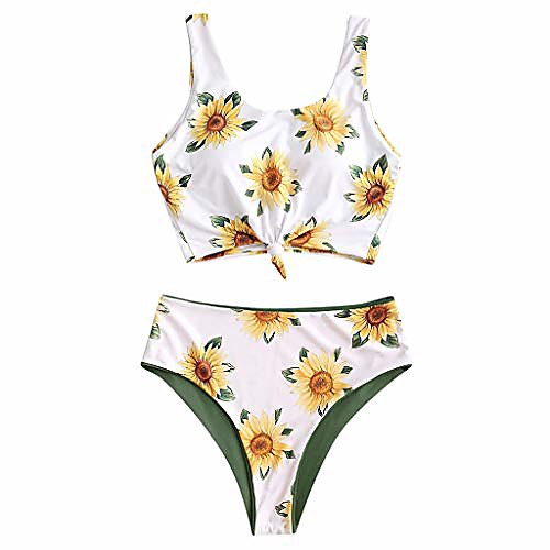 sunflower tankini swimsuit for women adjustable criss cross straps bikini set ruched high waisted bathing suit (green-sunflower, s)
sunflower tankini swimsuit for women adjustable criss cross straps bikini set ruched high waisted bathing suit (green-sunflower, s)