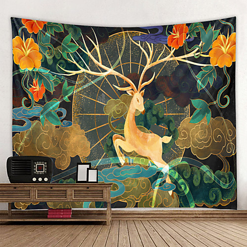 Animal Wall Tapestry Wall Hanging Art Deco Blanket Curtain Hanging at Home Bedroom Living Room Decoration Mural Deer
Animal Wall Tapestry Wall Hanging Art Deco Blanket Curtain Hanging at Home Bedroom Living Room Decoration Mural Deer