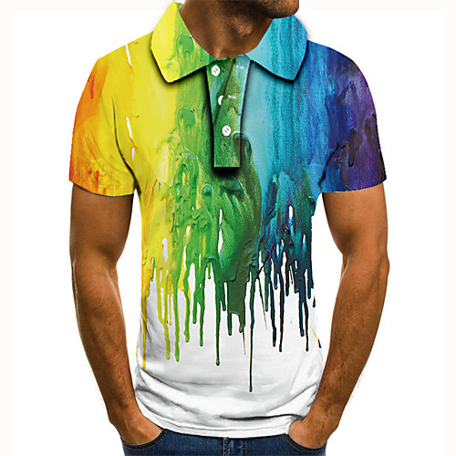 Men's Golf Shirt Tennis Shirt 3D Print Gradient Graphic Prints Button-Down Short Sleeve Street Tops Casual Fashion Cool White / Sports
Men's Golf Shirt Tennis Shirt 3D Print Gradient Graphic Prints Button-Down Short Sleeve Street Tops Casual Fashion Cool White / Sports