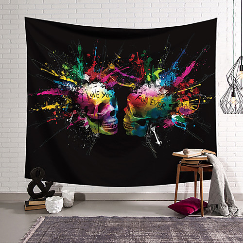Wall Tapestry Art Decor Blanket Curtain Hanging Home Bedroom Living Room Decoration Polyester Skull
Wall Tapestry Art Decor Blanket Curtain Hanging Home Bedroom Living Room Decoration Polyester Skull