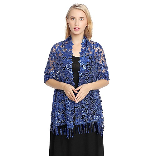 Sleeveless Glitters / Bridal Polyester Wedding / Party / Evening Women's Wrap With Paillette
Sleeveless Glitters / Bridal Polyester Wedding / Party / Evening Women's Wrap With Paillette