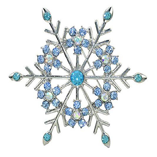 gyn&joy women's aqua blue austrian crystal snowflake brooch pin holiday winter silver-tone bz188
gyn&joy women's aqua blue austrian crystal snowflake brooch pin holiday winter silver-tone bz188