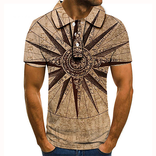 Men's Golf Shirt Tennis Shirt 3D Print Geometric Graphic Prints Button-Down Short Sleeve Street Tops Casual Fashion Cool Yellow / Sports
Men's Golf Shirt Tennis Shirt 3D Print Geometric Graphic Prints Button-Down Short Sleeve Street Tops Casual Fashion Cool Yellow / Sports