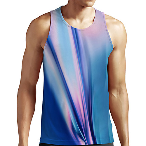 Men's Unisex Tank Top Undershirt 3D Print Gradient Graphic Prints Plus Size Print Sleeveless Casual Tops Basic Designer Big and Tall Blue
Men's Unisex Tank Top Undershirt 3D Print Gradient Graphic Prints Plus Size Print Sleeveless Casual Tops Basic Designer Big and Tall Blue