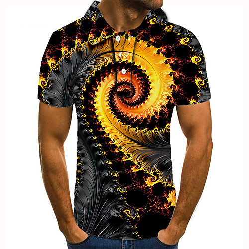 Men's Golf Shirt Tennis Shirt 3D Print 3D Graphic Prints Button-Down Short Sleeve Street Tops Casual Fashion Cool Yellow / Sports
Men's Golf Shirt Tennis Shirt 3D Print 3D Graphic Prints Button-Down Short Sleeve Street Tops Casual Fashion Cool Yellow / Sports