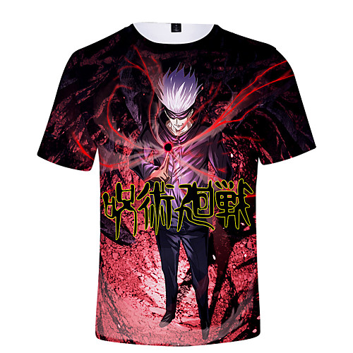 Inspired by Jujutsu Kaisen Gojo Satoru Cosplay Costume T-shirt Terylene 3D Printing Harajuku Graphic T-shirt For Women's / Men's
Inspired by Jujutsu Kaisen Gojo Satoru Cosplay Costume T-shirt Terylene 3D Printing Harajuku Graphic T-shirt For Women's / Men's