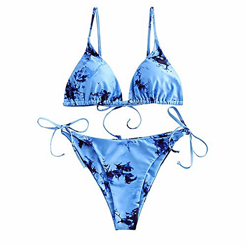 zaful women's swimsuit halter ribbed polka dot tie dye string bathing suit bikini set
zaful women's swimsuit halter ribbed polka dot tie dye string bathing suit bikini set