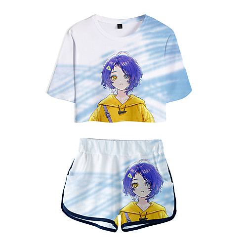 Inspired by wonder egg priority Cosplay Cosplay Costume Outfits Terylene 3D 2 Piece Printing Harajuku Shorts For Women's / Men's
Inspired by wonder egg priority Cosplay Cosplay Costume Outfits Terylene 3D 2 Piece Printing Harajuku Shorts For Women's / Men's