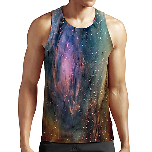 Men's Unisex Tank Top Undershirt 3D Print Galaxy Graphic Prints Plus Size Print Sleeveless Casual Tops Basic Designer Big and Tall Blue
Men's Unisex Tank Top Undershirt 3D Print Galaxy Graphic Prints Plus Size Print Sleeveless Casual Tops Basic Designer Big and Tall Blue