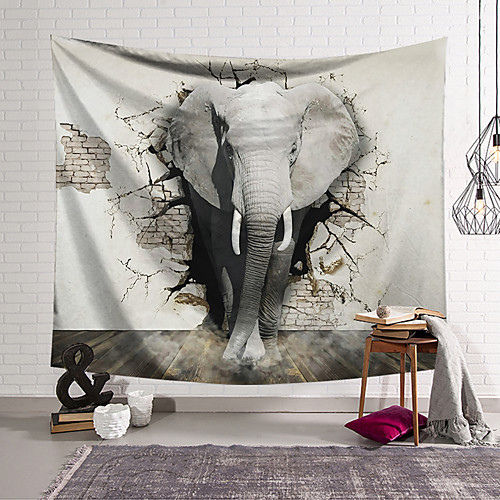 Wall Tapestry Art Decor Blanket Curtain Hanging Home Bedroom Living Room Decoration Polyester Elephant 
Wall Tapestry Art Decor Blanket Curtain Hanging Home Bedroom Living Room Decoration Polyester Elephant