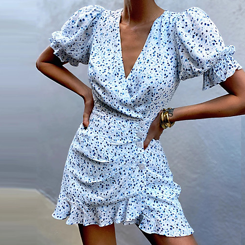 Women's A Line Dress Short Mini Dress Short Sleeve Flower Spring Casual 2021 S M L XL XXL XXXL
Women's A Line Dress Short Mini Dress Short Sleeve Flower Spring Casual 2021 S M L XL XXL XXXL