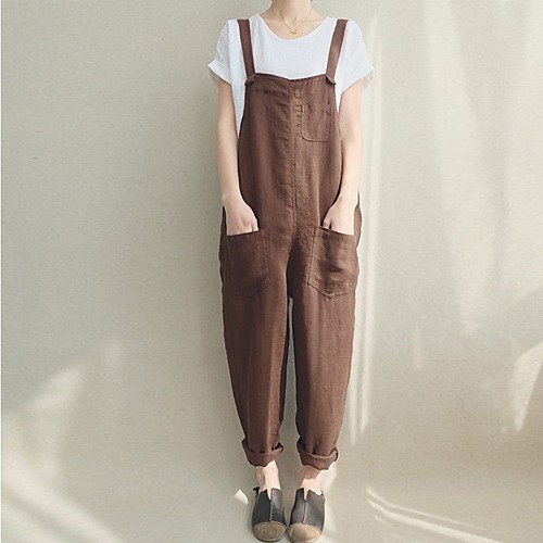 2019 european and american aliexpress spring and summer new foreign trade women's pants casual pants cotton and linen breathable large size overalls
2019 european and american aliexpress spring and summer new foreign trade women's pants casual pants cotton and linen breathable large size overalls