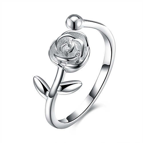 Band Ring Geometrical Silver S925 Sterling Silver Roses Fashion 1pc Adjustable / Women's
Band Ring Geometrical Silver S925 Sterling Silver Roses Fashion 1pc Adjustable / Women's