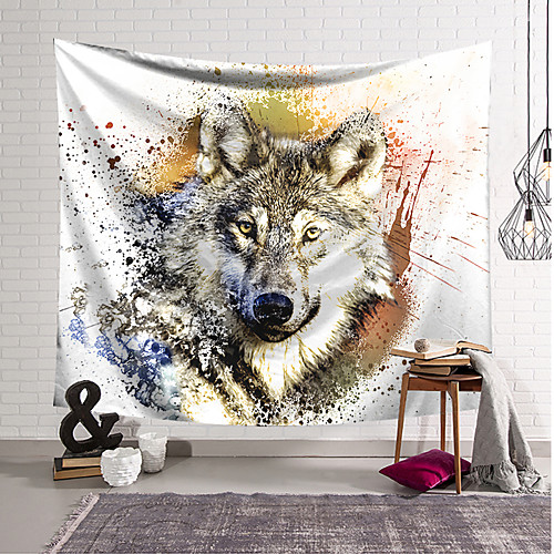Wall Tapestry Art Decor Blanket Curtain Hanging Home Bedroom Living Room Decoration Polyester Wolf 
Wall Tapestry Art Decor Blanket Curtain Hanging Home Bedroom Living Room Decoration Polyester Wolf