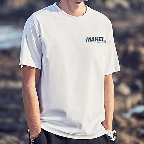 Men's Tee T shirt Hot Stamping Graphic Prints Letter Print Short Sleeve Casual Tops 100% Cotton Basic Designer Big and Tall White
Men's Tee T shirt Hot Stamping Graphic Prints Letter Print Short Sleeve Casual Tops 100% Cotton Basic Designer Big and Tall White