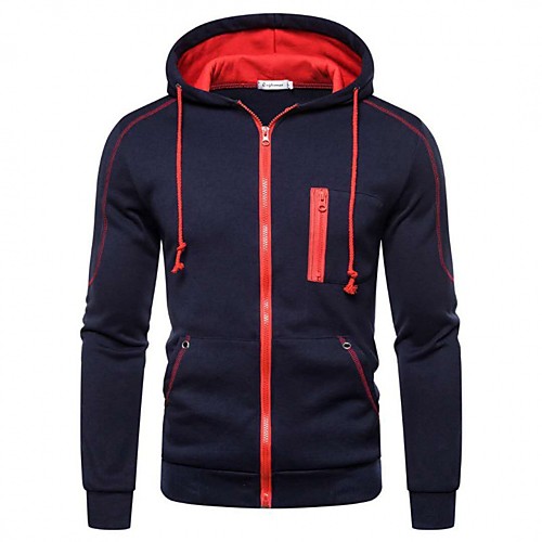 Men's Hoodie Zip Up Hoodie Sweatshirt Solid Color Front Pocket Daily non-printing Basic Hoodies Sweatshirts Gray Black Red
Men's Hoodie Zip Up Hoodie Sweatshirt Solid Color Front Pocket Daily non-printing Basic Hoodies Sweatshirts Gray Black Red