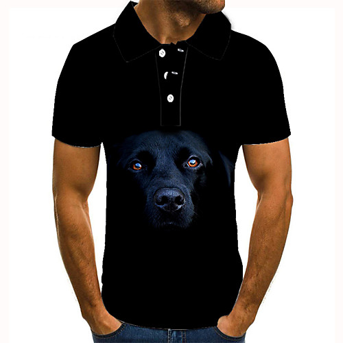 Men's Golf Shirt Tennis Shirt 3D Print Animal 3D Print Print Short Sleeve Casual Tops Casual Fashion Black
Men's Golf Shirt Tennis Shirt 3D Print Animal 3D Print Print Short Sleeve Casual Tops Casual Fashion Black