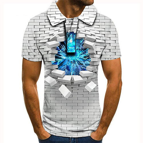 Men's Golf Shirt Tennis Shirt 3D Print 3D Graphic Prints Button-Down Short Sleeve Street Tops Casual Fashion Cool White / Sports
Men's Golf Shirt Tennis Shirt 3D Print 3D Graphic Prints Button-Down Short Sleeve Street Tops Casual Fashion Cool White / Sports