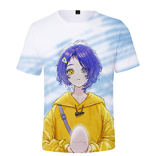Inspired by wonder egg priority Cosplay Cosplay Costume T-shirt Terylene 3D Printing T-shirt For Women's / Men's
Inspired by wonder egg priority Cosplay Cosplay Costume T-shirt Terylene 3D Printing T-shirt For Women's / Men's