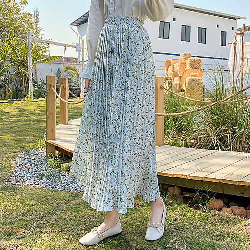 Women's Date Weekend Elegant Streetwear Skirts Floral / Botanical Pleated Print Black Red Green
Women's Date Weekend Elegant Streetwear Skirts Floral / Botanical Pleated Print Black Red Green