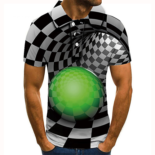 Men's Golf Shirt Tennis Shirt 3D Print 3D Graphic Prints Button-Down Short Sleeve Street Tops Casual Fashion Cool Green / Sports
Men's Golf Shirt Tennis Shirt 3D Print 3D Graphic Prints Button-Down Short Sleeve Street Tops Casual Fashion Cool Green / Sports