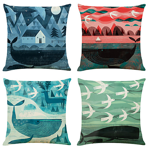 Cushion Cover 4PCS Faux Linen Soft Decorative Square Throw Pillow Cover Cushion Case Pillowcase for Sofa Bedroom 45 x 45 cm (18 x 18 Inch) Superior Quality Machine Washable
Cushion Cover 4PCS Faux Linen Soft Decorative Square Throw Pillow Cover Cushion Case Pillowcase for Sofa Bedroom 45 x 45 cm (18 x 18 Inch) Superior Quality Machine Washable