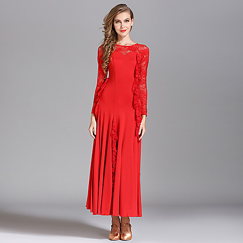Dance Costumes Dress Lace Hollow-out Women's Training Performance Long Sleeve Milk Fiber
Dance Costumes Dress Lace Hollow-out Women's Training Performance Long Sleeve Milk Fiber