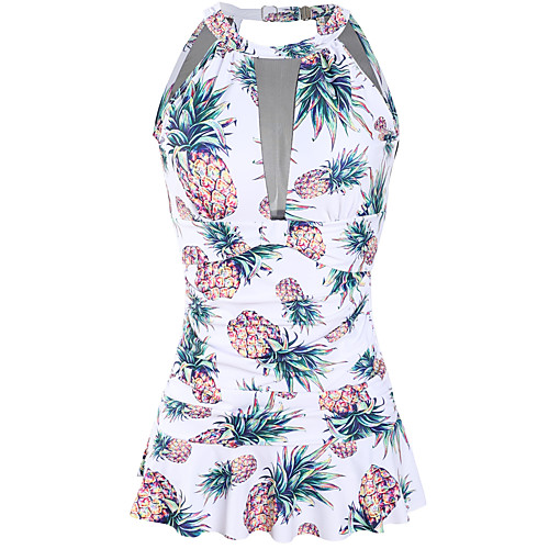 Women's One Piece Swim Dress Swimsuit Ruffle Floral White Black Swimwear Bathing Suits
Women's One Piece Swim Dress Swimsuit Ruffle Floral White Black Swimwear Bathing Suits