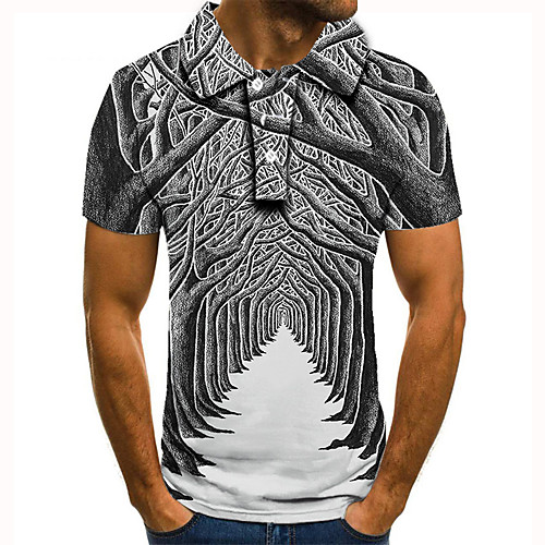 Men's Golf Shirt Tennis Shirt 3D Print Graphic Prints Forest Button-Down Short Sleeve Street Tops Casual Fashion Cool Black / Sports
Men's Golf Shirt Tennis Shirt 3D Print Graphic Prints Forest Button-Down Short Sleeve Street Tops Casual Fashion Cool Black / Sports