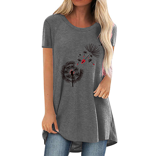 Women's T Shirt Dress Tee Dress Short Mini Dress Short Sleeve Print Print Spring Summer Round Neck Casual Loose 2021 S M L XL 2XL 3XL 4XL 5XL
Women's T Shirt Dress Tee Dress Short Mini Dress Short Sleeve Print Print Spring Summer Round Neck Casual Loose 2021 S M L XL 2XL 3XL 4XL 5XL