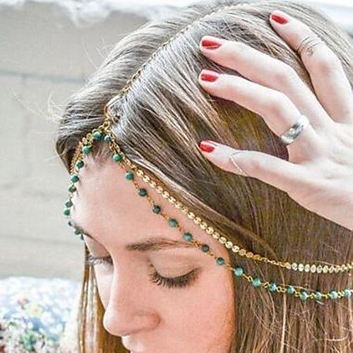 Classic Retro Alloy Headpiece with Chain 1 Piece Special Occasion / Party / Evening Headpiece
Classic Retro Alloy Headpiece with Chain 1 Piece Special Occasion / Party / Evening Headpiece
