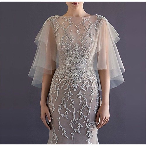Sleeveless Elegant / Bridal Polyester Wedding / Party / Evening Women's Wrap With Lace
Sleeveless Elegant / Bridal Polyester Wedding / Party / Evening Women's Wrap With Lace