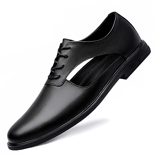 Men's Sandals Leather Shoes Flat Sandals Casual Vintage Classic Daily Outdoor Nappa Leather Cowhide Breathable Non-slipping Wear Proof Booties / Ankle Boots Black Spring Summer
Men's Sandals Leather Shoes Flat Sandals Casual Vintage Classic Daily Outdoor Nappa Leather Cowhide Breathable Non-slipping Wear Proof Booties / Ankle Boots Black Spring Summer