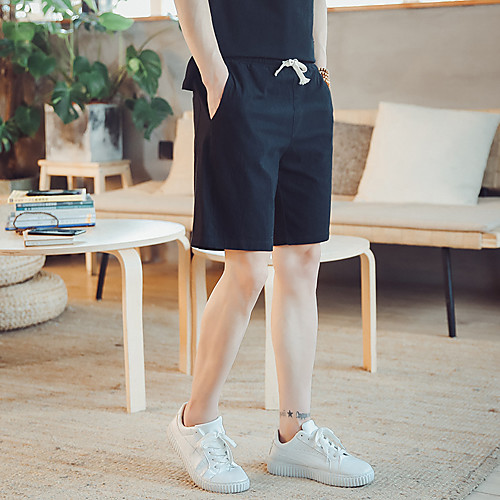 Men's Casual / Sporty Athleisure Breathable Outdoor Sports Sport Daily Shorts Pants Plain Short Drawstring Pocket White Black Blue Khaki Navy Blue
Men's Casual / Sporty Athleisure Breathable Outdoor Sports Sport Daily Shorts Pants Plain Short Drawstring Pocket White Black Blue Khaki Navy Blue