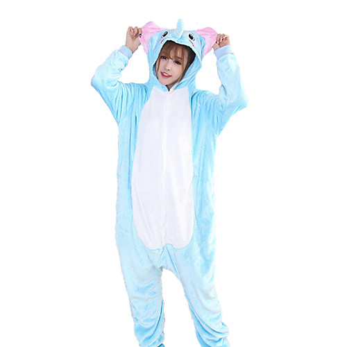 Adults' Kigurumi Pajamas Elephant Onesie Pajamas Flannelette Blue Cosplay For Men and Women Animal Sleepwear Cartoon Festival / Holiday Costumes
Adults' Kigurumi Pajamas Elephant Onesie Pajamas Flannelette Blue Cosplay For Men and Women Animal Sleepwear Cartoon Festival / Holiday Costumes