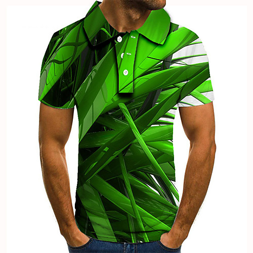 Men's Golf Shirt Tennis Shirt 3D Print Graphic Prints Geometry Button-Down Short Sleeve Street Tops Casual Fashion Cool Green / Sports
Men's Golf Shirt Tennis Shirt 3D Print Graphic Prints Geometry Button-Down Short Sleeve Street Tops Casual Fashion Cool Green / Sports