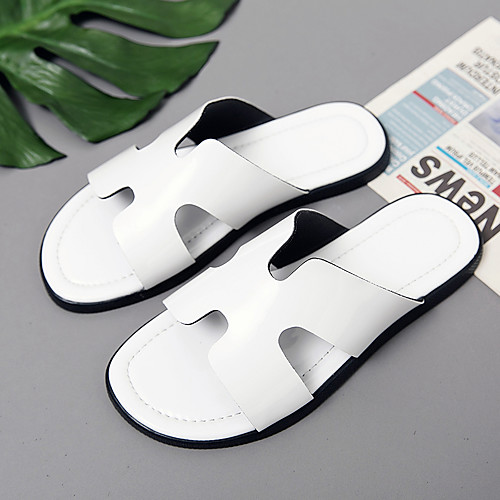 Men's Clogs & Mules Flat Sandals Casual Daily Water Shoes PU Breathable Non-slipping Wear Proof White Black Green Summer
Men's Clogs & Mules Flat Sandals Casual Daily Water Shoes PU Breathable Non-slipping Wear Proof White Black Green Summer