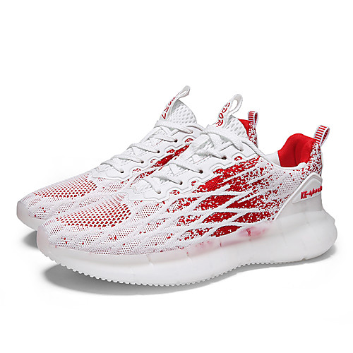 Men's Trainers Athletic Shoes Sporty Athletic Outdoor Running Shoes Basketball Shoes Synthetics Tissage Volant Breathable Non-slipping Height-increasing Booties / Ankle Boots Pink / White Black / Red
Men's Trainers Athletic Shoes Sporty Athletic Outdoor Running Shoes Basketball Shoes Synthetics Tissage Volant Breathable Non-slipping Height-increasing Booties / Ankle Boots Pink / White Black / Red