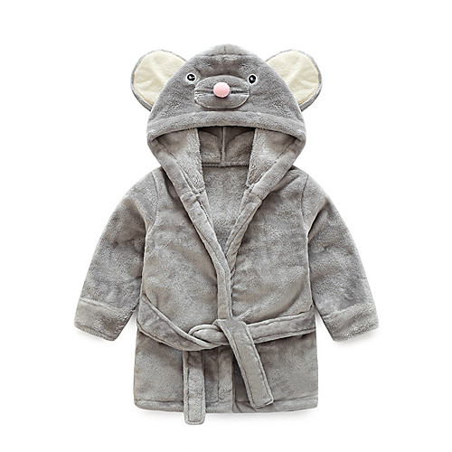 Flannel Bathrobe, Cute Gray Mouse Baby's Home Clothes, Children's Animal Bathrobe
Flannel Bathrobe, Cute Gray Mouse Baby's Home Clothes, Children's Animal Bathrobe