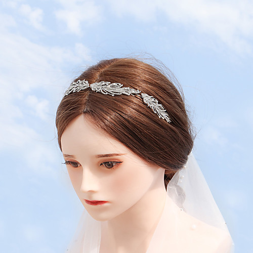 Wedding Bridal Alloy Headpiece with Crystal / Rhinestone / Trim 1 Piece Wedding / Special Occasion Headpiece
Wedding Bridal Alloy Headpiece with Crystal / Rhinestone / Trim 1 Piece Wedding / Special Occasion Headpiece