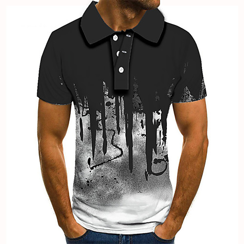 Men's Golf Shirt Tennis Shirt 3D Print Abstract Graphic Prints Button-Down Short Sleeve Street Tops Casual Fashion Cool Dark Gray / Sports
Men's Golf Shirt Tennis Shirt 3D Print Abstract Graphic Prints Button-Down Short Sleeve Street Tops Casual Fashion Cool Dark Gray / Sports