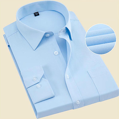 Men's Shirt Other Prints Solid Colored Plus Size Long Sleeve Daily Tops Business Basic White Black Blue
Men's Shirt Other Prints Solid Colored Plus Size Long Sleeve Daily Tops Business Basic White Black Blue