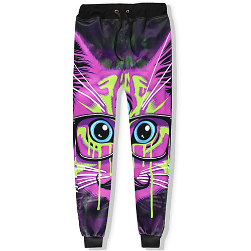 Men's Casual Athleisure Daily Sports Jogger Pants Sweatpants Pants Cartoon Animal Full Length 3D Print Drawstring Pocket Purple
Men's Casual Athleisure Daily Sports Jogger Pants Sweatpants Pants Cartoon Animal Full Length 3D Print Drawstring Pocket Purple