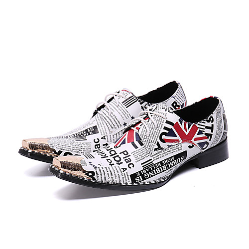 Men's Oxfords Retro Novelty Bullock Shoes Business Vintage British Daily Party & Evening Leather Breathable Non-slipping Wear Proof White Fall Spring
Men's Oxfords Retro Novelty Bullock Shoes Business Vintage British Daily Party & Evening Leather Breathable Non-slipping Wear Proof White Fall Spring